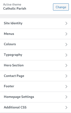 Customizer - Custom Sections