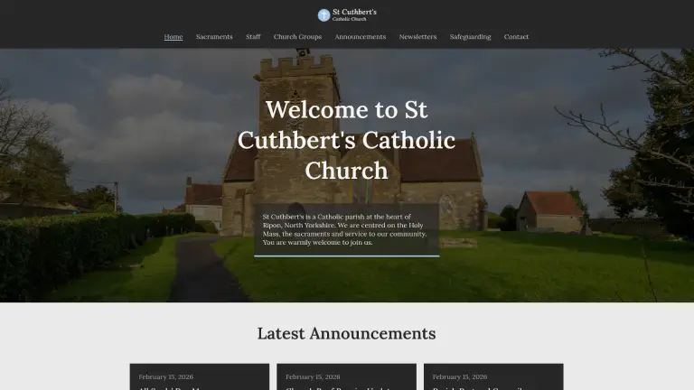 Parish theme + companion plugin
