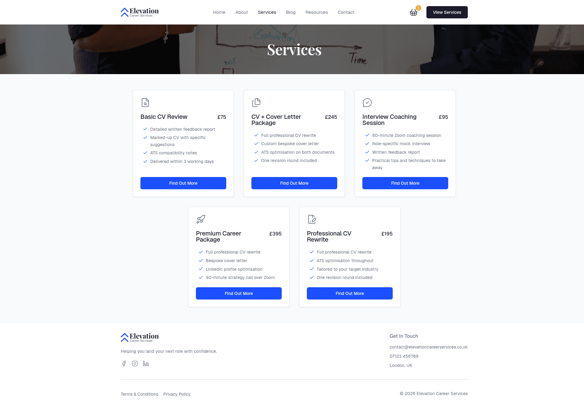 Services - WooCommerce product archive
